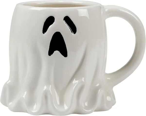Certified International Scaredy Cat 22 oz 3-D Mugs, Set of 4 Assorted Designs